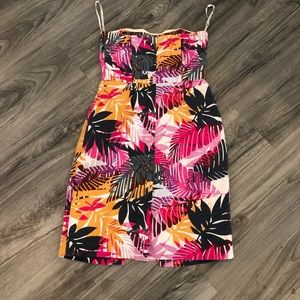 Hawaiian Print Dress